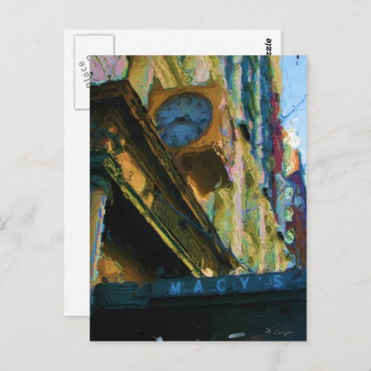 Carte Postale NYC de Macy (Devant / Derrière)