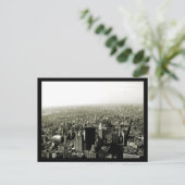 Carte Postale NYC Empire State View B&W (Debout devant)