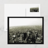 Carte Postale NYC Empire State View B&W (Devant / Derrière)