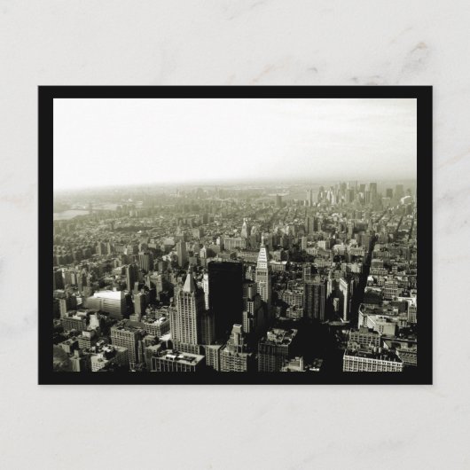 Carte Postale NYC Empire State View B&W (Devant)