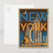 Carte Postale NYC - La ville qui ne dort jamais (Devant / Derrière)