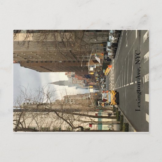 Carte postale NYC Lexington et Chrysler (Devant)
