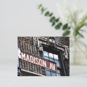 Carte Postale NYC Madison Ave (Debout devant)