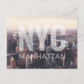 Carte Postale NYC Manhattan (Devant)