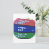 CARTE POSTALE NYC MARATHON BIBS (Debout devant)