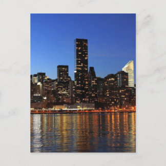 Carte Postale NYC New York City Manhattan Nuit