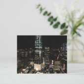 Carte postale NYC New York Night Lower Manhattan L (Debout devant)