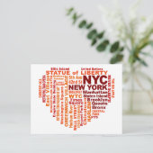 Carte postale NYC - personnalisable (Debout devant)