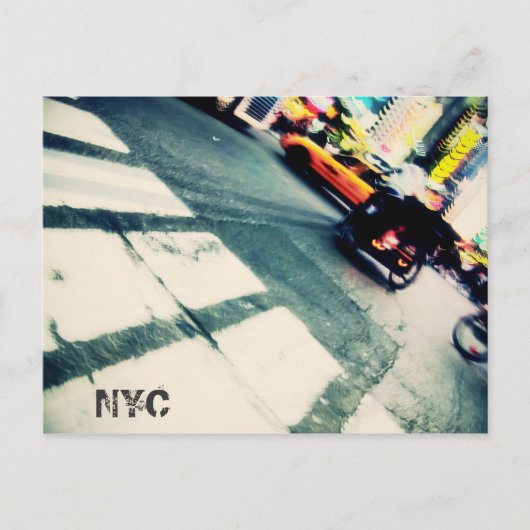 Carte postale NYC Rush (Devant)