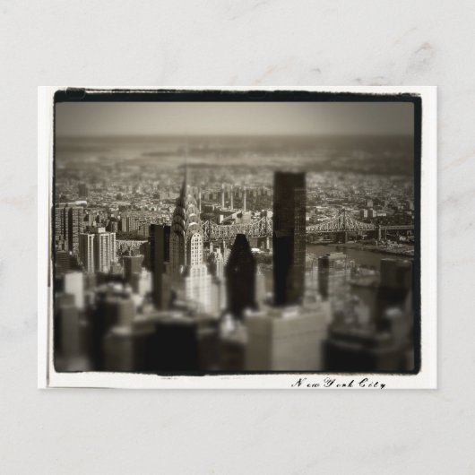 Carte Postale NYC Skyline (Devant)