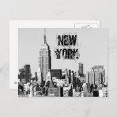 Carte Postale NYC Skyline II (Devant / Derrière)