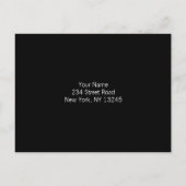 Carte postale NYC Skyline RSVP - Noir (Dos)