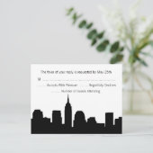Carte postale NYC Skyline RSVP - Noir (Debout devant)