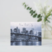 Carte Postale NYC Unforgettable Night Skyline  (Debout devant)