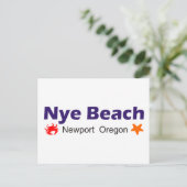 Carte Postale Nye Beach Newport Oregon (Debout devant)