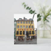 Carte Postale Nyhaven 17 Restaurant Copenhague Danemark (Debout devant)