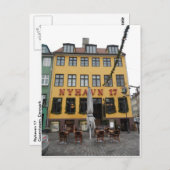 Carte Postale Nyhaven 17 Restaurant Copenhague Danemark (Devant / Derrière)