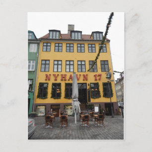 Carte Postale Nyhaven 17 Restaurant Copenhague Danemark