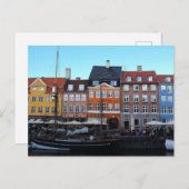 Carte Postale Nyhavn Copenhagen Danemark (Devant / Derrière)