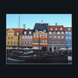 Carte Postale Nyhavn Copenhagen Danemark<br><div class="desc">Bonjour ! J'espère que vous aimez cette photo que j'ai prise ! N'hésitez pas à ajouter votre propre texte et à consulter mes boutiques pour plus de détails !</div>