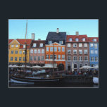 Carte Postale Nyhavn Copenhagen Danemark<br><div class="desc">Bonjour ! J'espère que vous aimez cette photo que j'ai prise ! N'hésitez pas à ajouter votre propre texte et à consulter mes boutiques pour plus de détails !</div>