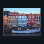 Carte Postale Nyhavn Copenhagen Danemark<br><div class="desc">Bonjour ! J'espère que vous aimez cette photo que j'ai prise ! N'hésitez pas à ajouter votre propre texte et à consulter mes boutiques pour plus de détails !</div>