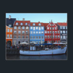 Carte Postale Nyhavn Copenhagen Danemark<br><div class="desc">Bonjour ! J'espère que vous aimez cette photo que j'ai prise ! N'hésitez pas à ajouter votre propre texte et à consulter mes boutiques pour plus de détails !</div>