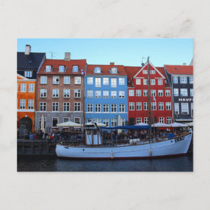 Carte Postale Nyhavn Copenhagen Danemark