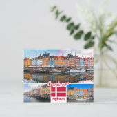 Carte Postale Nyhavn Copenhagen Danemark (Debout devant)