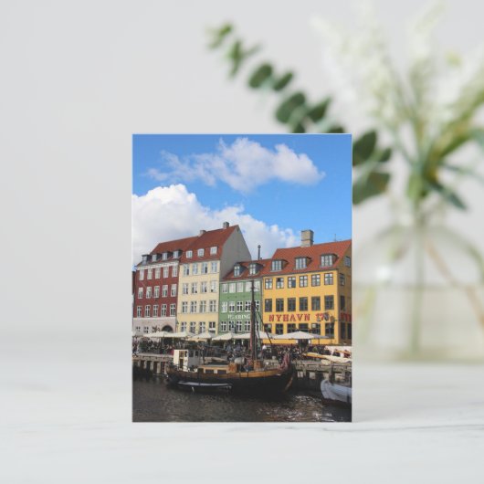 Carte Postale Nyhavn Copenhagen Danemark (Debout devant)