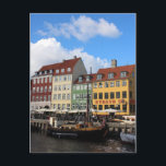 Carte Postale Nyhavn Copenhagen Danemark<br><div class="desc">Bonjour ! J'espère que vous aimez cette photo que j'ai prise ! N'hésitez pas à ajouter votre propre texte et à consulter mes boutiques pour plus de détails !</div>