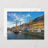 Carte Postale Nyhavn, Copenhague (Devant / Derrière)