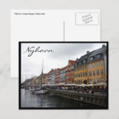 Carte Postale nyhavn couleurs de marque (Devant / Derrière)