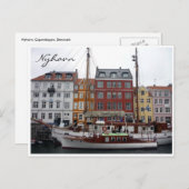 Carte Postale Nyhavn Danemark (Devant / Derrière)