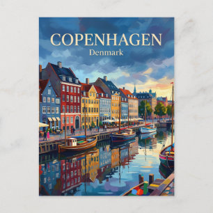 Carte Postale Nyhavn Danemark