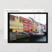 Carte Postale nyhavn voile (Devant / Derrière)