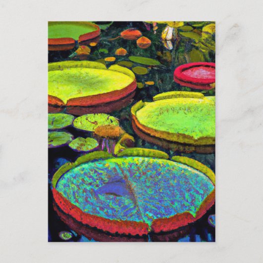 Carte postale Nymphaeales (Devant)