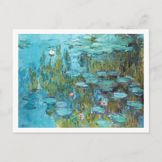 Carte Postale Nymphaeas Claude Monet (Devant)