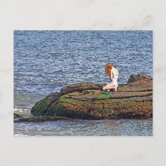 Carte Postale Nymphe de la mer (Devant)
