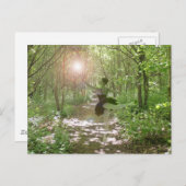 Carte Postale Nymphe des bois (Devant / Derrière)