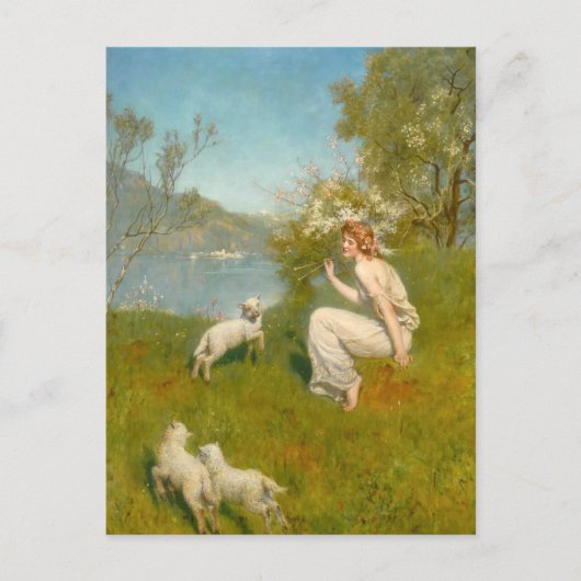 Carte Postale Nymphe des bois | John Collier (Devant)