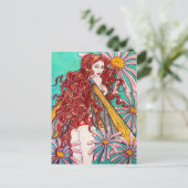 Carte Postale 'Nymphe des fleurs' (Debout devant)