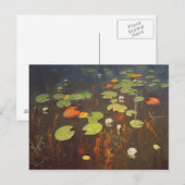 Carte Postale Nymphéas 1895 (Devant / Derrière)