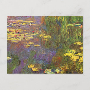 Carte Postale Nymphéas Plantes d'eau de Monet
