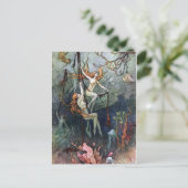 Carte Postale Nymphes de forêt vintage (Debout devant)