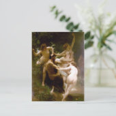 Carte Postale Nymphes et Satyr, William-Adolphe Bouguereau (Debout devant)