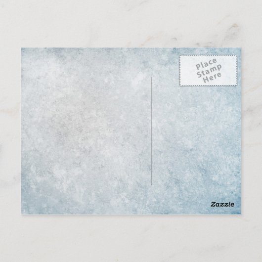 Carte Postale nymphette en bois (Dos)