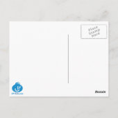 Carte Postale NZ Kiwi / Emblème de la foune d'argent (Dos)