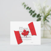 Carte Postale O Canada (Debout devant)
