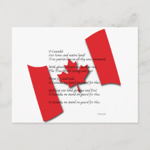 Carte Postale O Canada